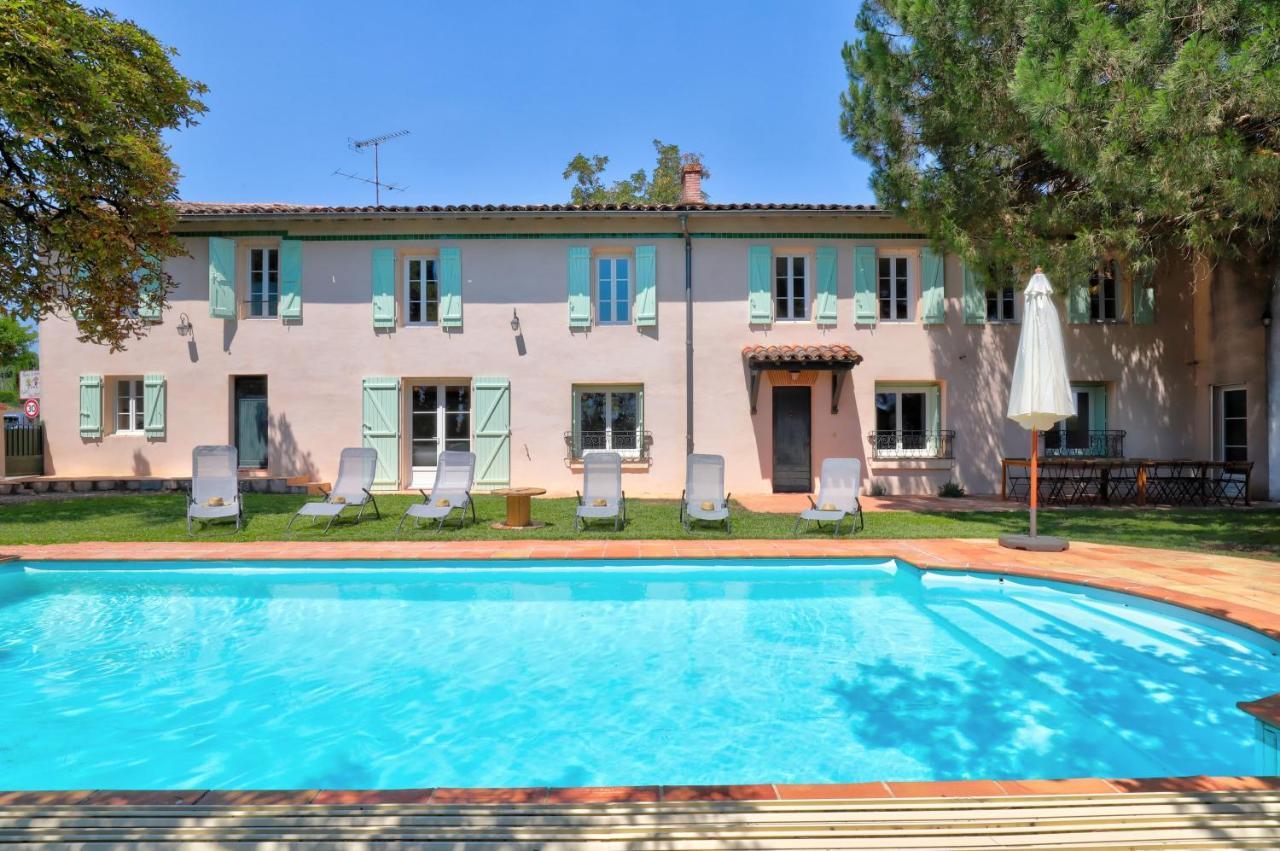 Ambres Gite La Grappe Occitane - 14 Personnes - Piscine Privee מראה חיצוני תמונה
